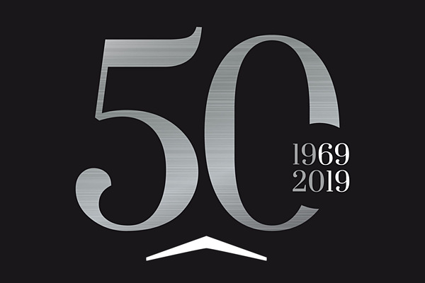Logo 50 Years Azimut Yachts